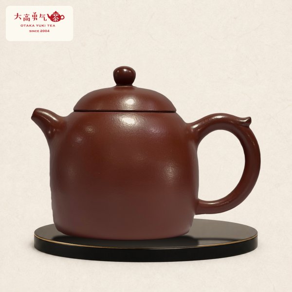 画像1: 紫砂壺｜大紅袍泥 秦権壺｜約140ml（C004） (1)