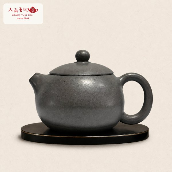 画像1: 紫砂壺｜朱泥 西施壺（黒色）｜約140ml（C012） (1)