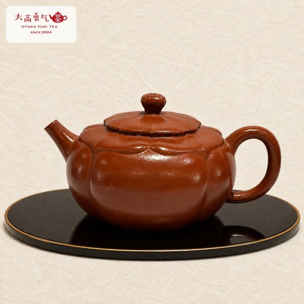 画像1: 紫砂壺｜朱泥 禅心壺｜約195ml（D001） (1)