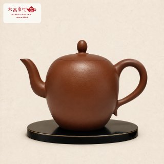 紫砂壺｜朱泥（柴焼） 美人肩壺｜約160ml（E023） - 大高中国茶専門店