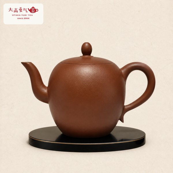 画像1: 紫砂壺｜朱泥（柴焼） 美人肩壺｜約160ml（E023） (1)