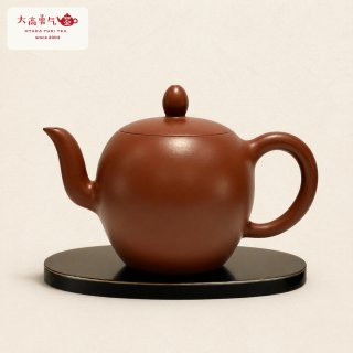 紫砂壺｜朱泥 金瓜壺｜約185ml（H001） - 大高中国茶専門店