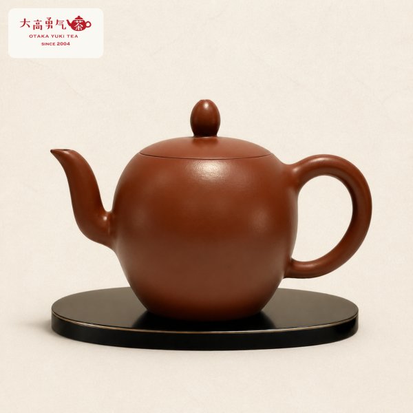 画像1: 紫砂壺｜朱泥 金瓜壺｜約185ml（H001） (1)