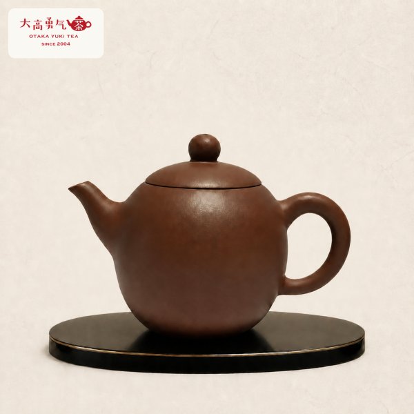 画像1: 紫砂壺｜端緑泥 匏尊壺｜約120ml（L010） (1)