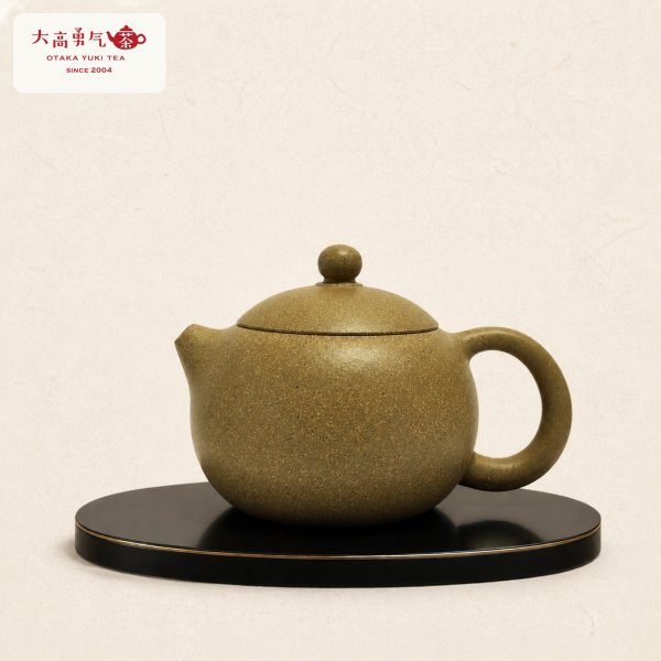 画像1: 紫砂壺｜端緑泥 龍蛋壺｜約90ml（L012） (1)