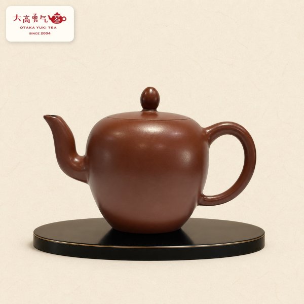画像1: 紫砂壺｜大紅袍泥 美人肩壺｜約150ml（A007） (1)