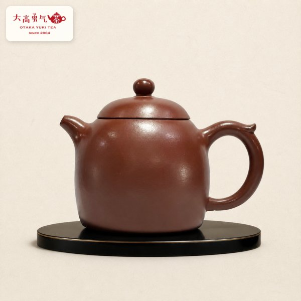 画像1: 紫砂壺｜大紅袍泥 秦権壺｜約140ml（C004） (1)