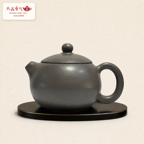 画像1: 紫砂壺｜朱泥 西施壺（黒色）｜約140ml（C012） (1)