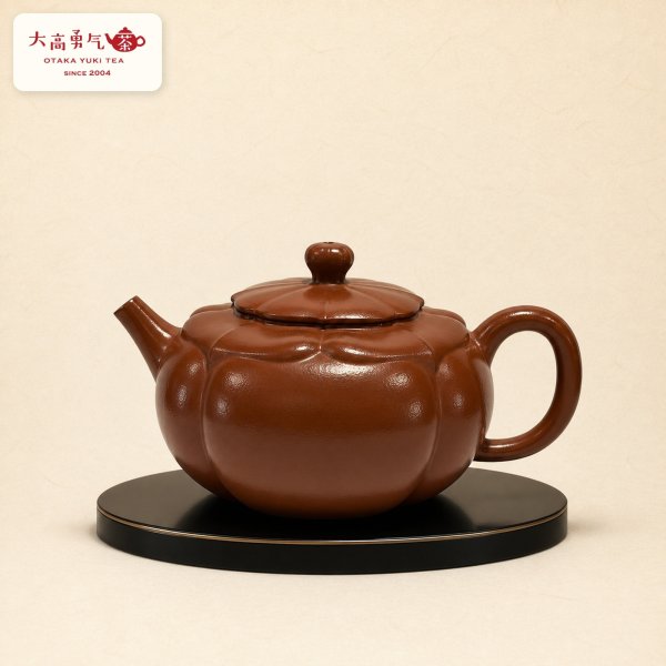 画像1: 紫砂壺｜朱泥 禅心壺｜約195ml（D001） (1)