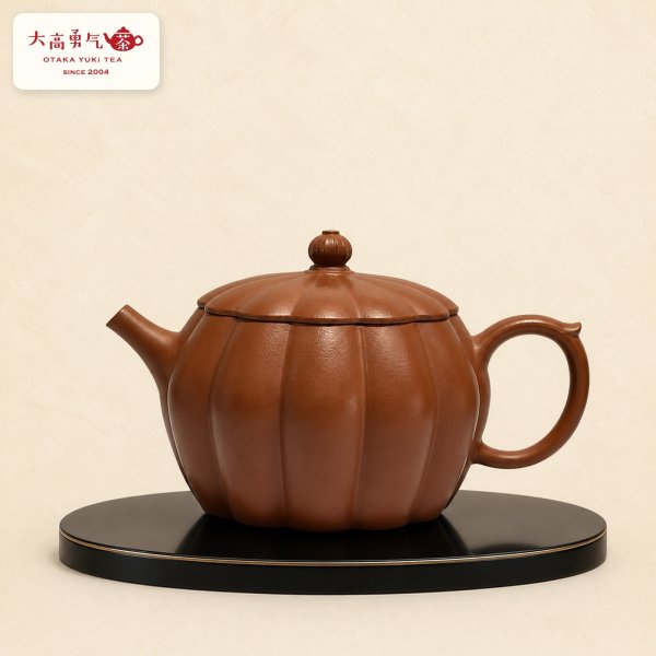 画像1: 紫砂壺｜朱泥 菊蕾壺｜約160ml（D006） (1)