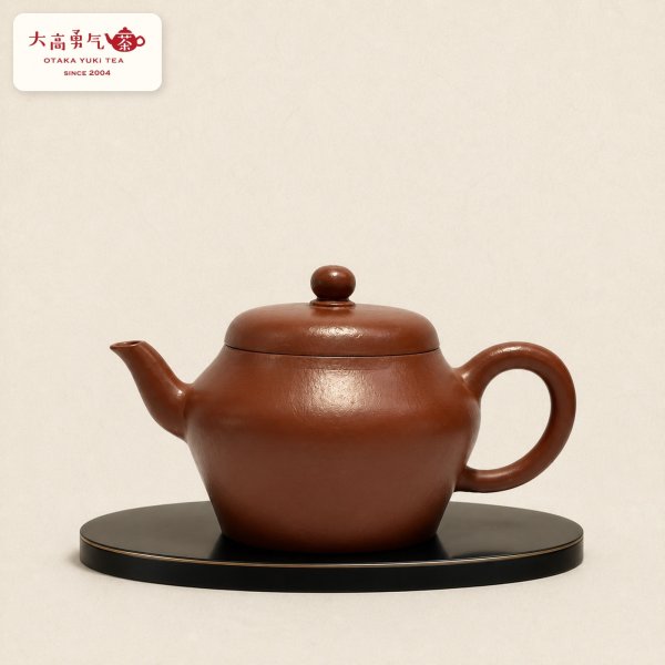 画像1: 紫砂壺｜朱泥 美人肩壺｜約120ml（H002） (1)