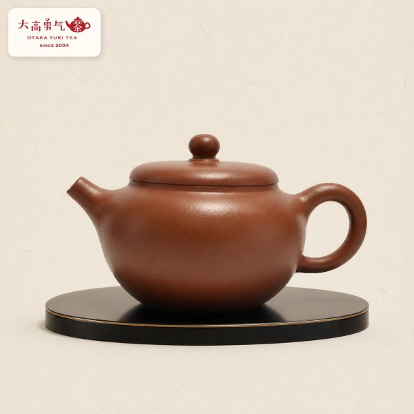 画像1: 紫砂壺｜朱泥 徳鐘壺｜約135ml（H004） (1)