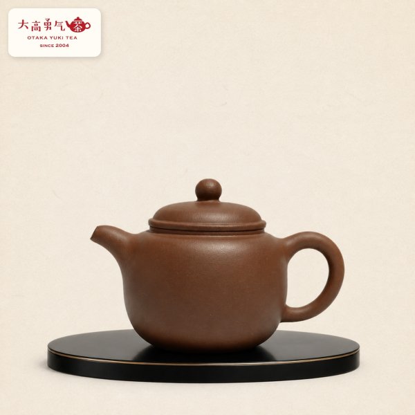 画像1: 紫砂壺｜端緑泥 秦権壺｜約110ml（L008） (1)