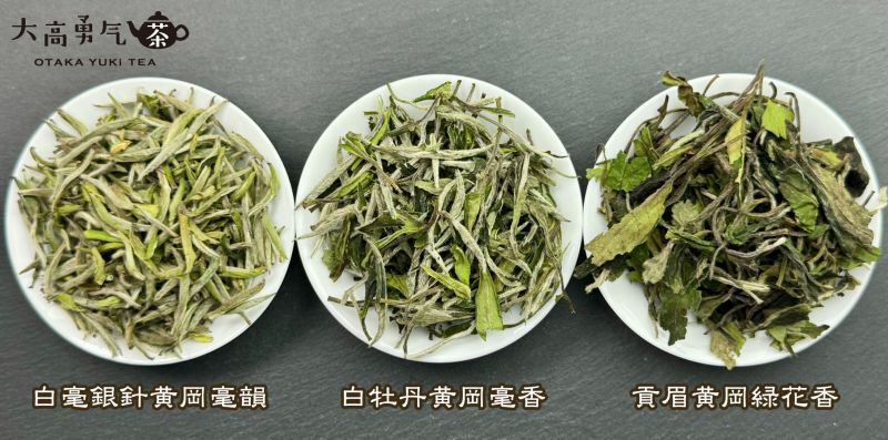 白茶・24年銀針・牡丹・貢眉